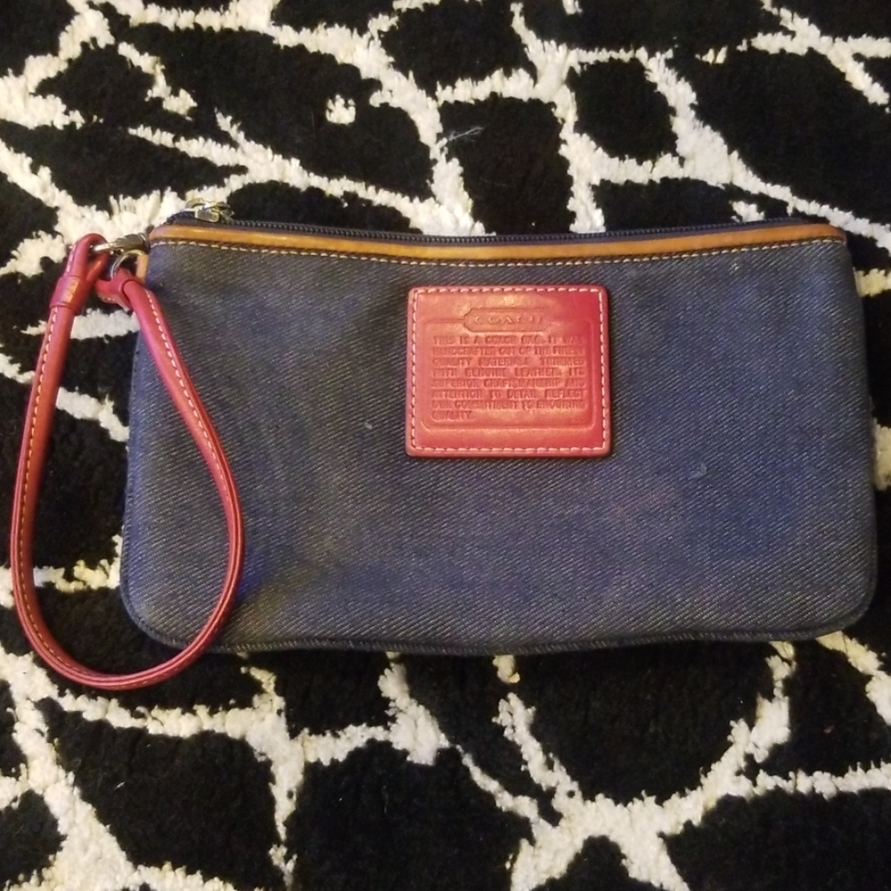 Coach Wristlet Wallet Pouch